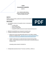 Taller Procedimiento Evaluacion Del Desempeño Grupo 5 Version Final