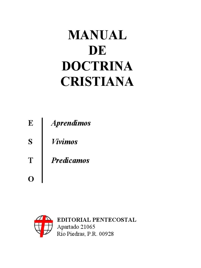 MANUAL_DOCTRINA | PDF | Salvación | espíritu Santo