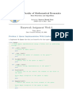 DSA Homework Assignment Week6 Queue