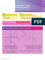 CBSE Class 12 Continuity and Differentiability Study Notes PDF