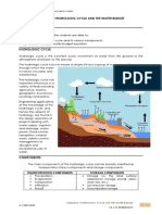 Hydrologic Cycle and Water Budget