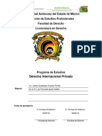 Universidad Autónoma Del Estado de México Dirección de Estudios Profesionales Facultad de Derecho Licenciatura en Derecho