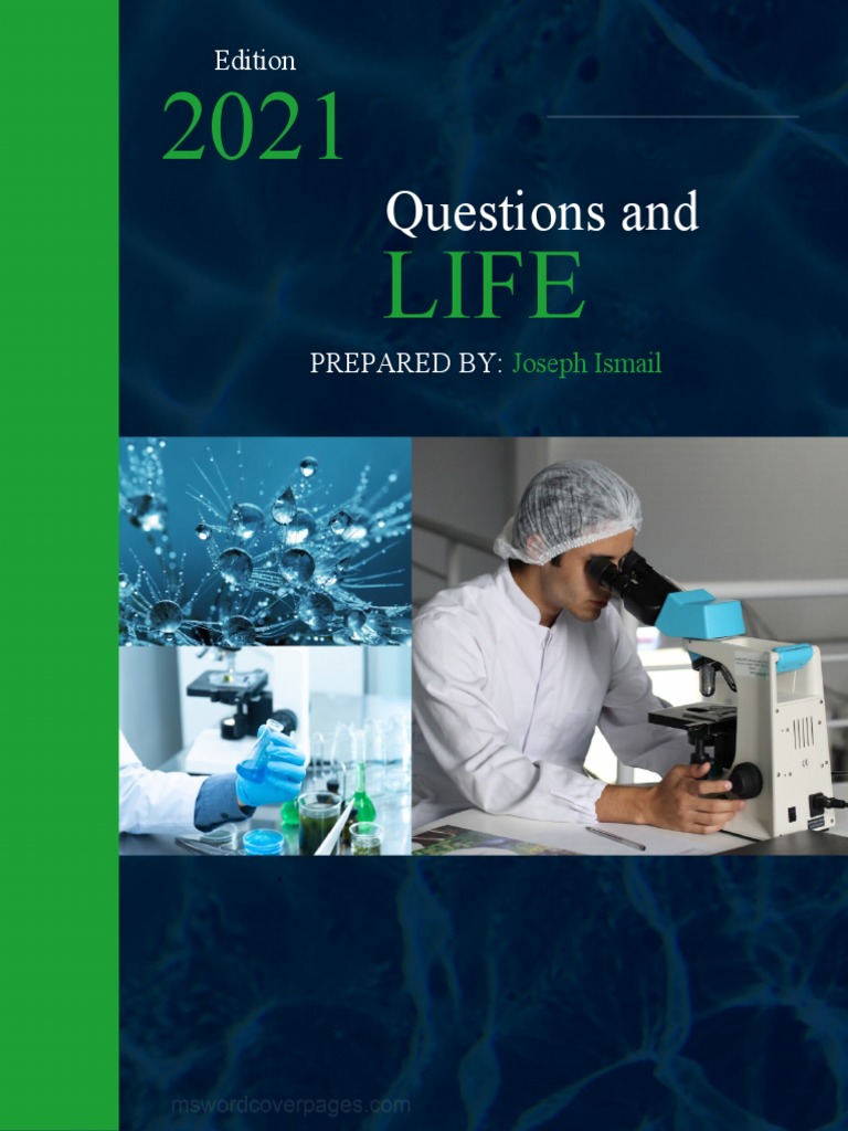 Life Science Project Cover Page 2 | PDF