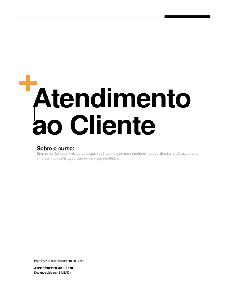 Manual Atendimento Ao Cliente Pdf Pdf Comunicação Empatia