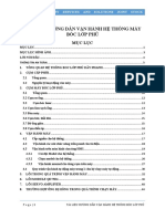 Hướng dẫn vận hành hệ thống bóc lớp phủ final