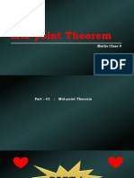 Mid-Point Theorem Maths Class 9 IX ICSE Chapter 11