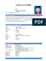 CV Sumon Aktar's Educational Qualifications and Career Objective