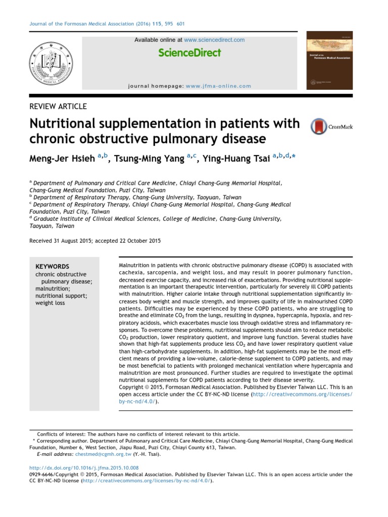 1 s2.0 S0929664615003460 Main | PDF | Chronic Obstructive Pulmonary ...
