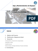 Proyecto 2T.03 Comparativa y Montaje PC