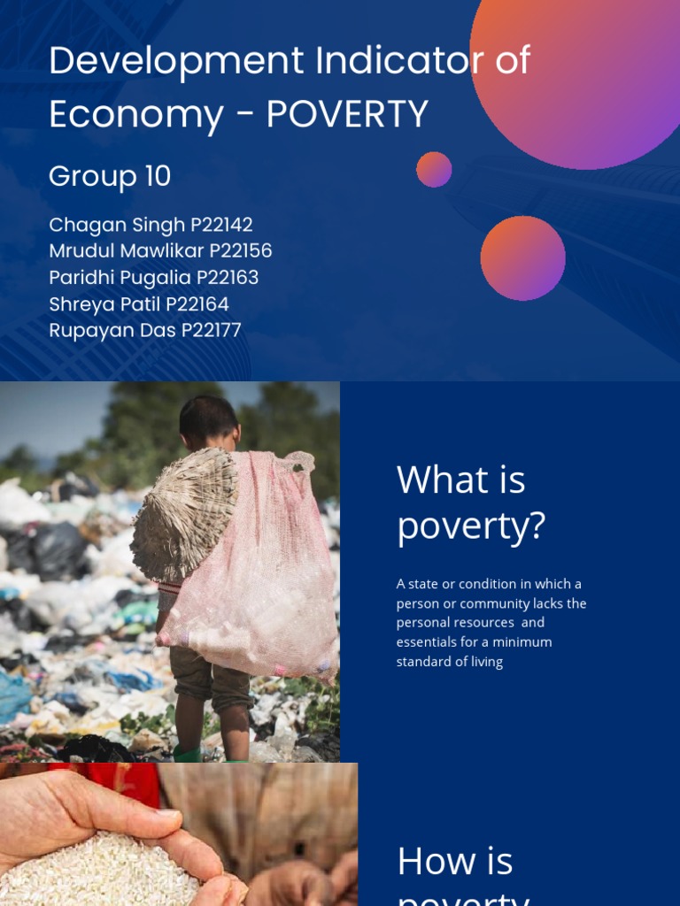 Poverty (Development Indicator of Economy) PDF