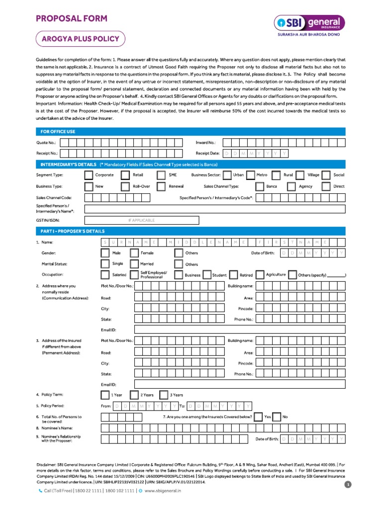 arogya-plus-policy-form-pdf