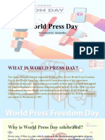 World Press Day: Presented By: Akshadha