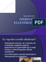 Szerelői Ellenőrzés