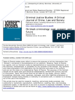 On Black Criminology Past, Present, and Future - Everette Penn 2003 PDF