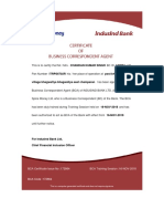 IndusInd Bank BCA Certificate 172864 16-NOV-2018