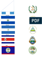 Bandera y Escudo de Centroamerica
