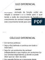 Cálculo diferencial: derivadas básicas