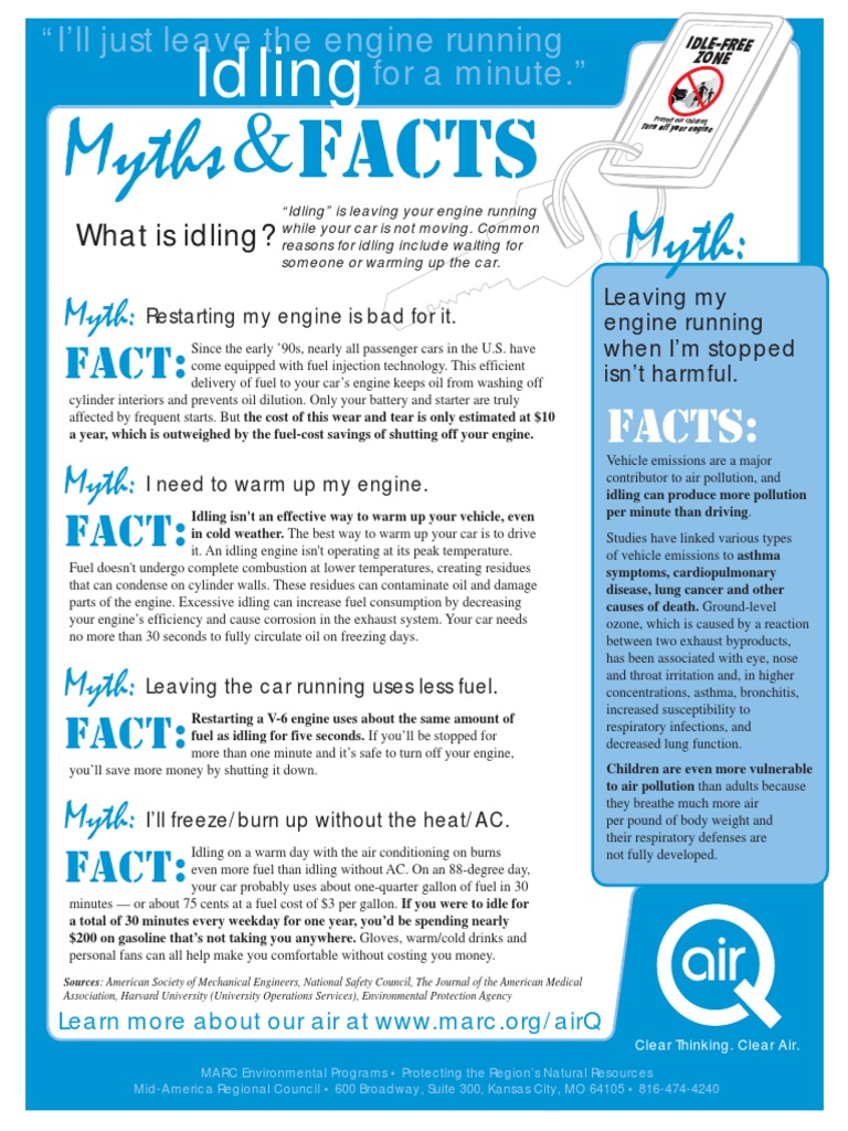 The Truth About Idling Separating Myth from Fact on the Environmental