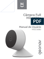 Câmera Wi-Fi Full HD 1080p com manual de instalação e configuração