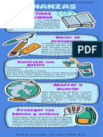 Infografía Algunas Cosas Que Puedes Hacer en Tu Tiempo Libre Divertido Ilustrado Sticker Azul