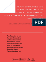 PLAN ESTRATEGICO Y PROPECTIVO DE INNOVACION Y DESARROLLO CIENTIFICO Y TECNOLOGICO 2010-2032