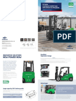 4.0-5.0t XC Series Electric Forklift With Li-Ion Technology