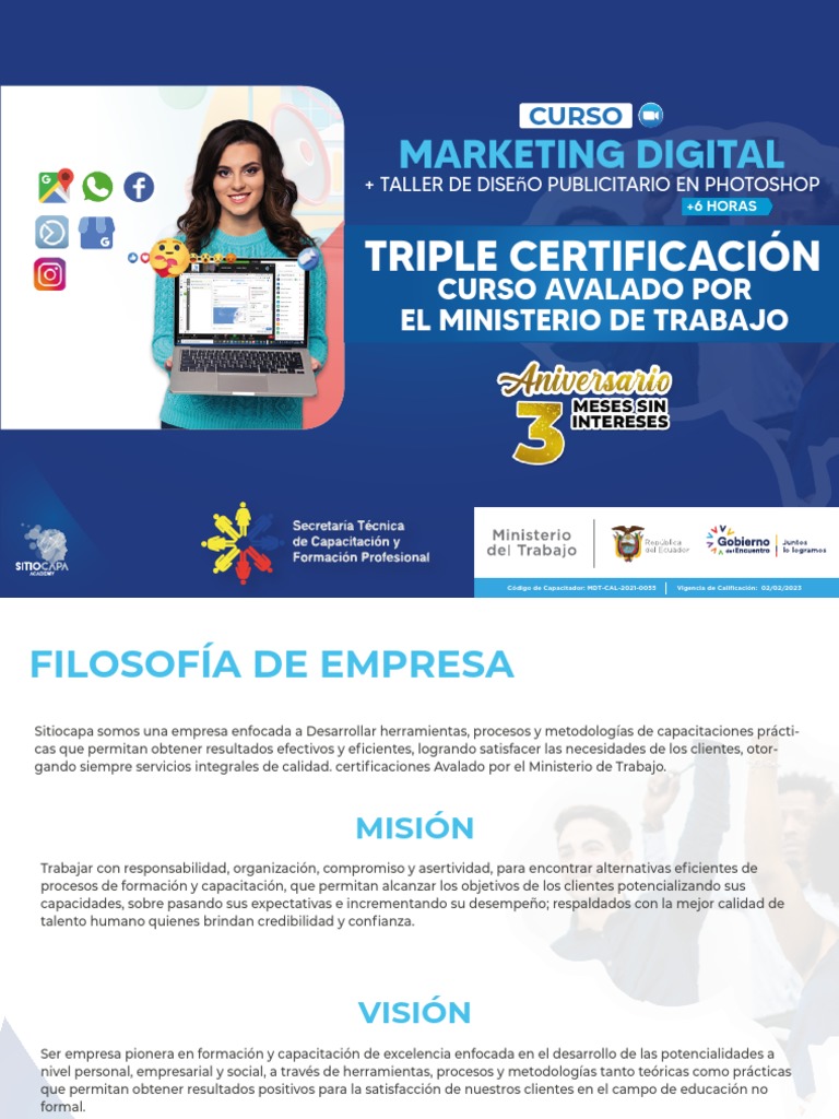Curso de Marketing Digital y Community Manager | PDF | Publicidad ...
