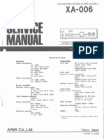 Aiwa XA-006-Service-Manual