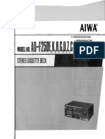 Aiwa AD F250 Owners Manual