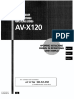Aiwa AV X120 Owners Manual
