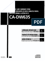 Aiwa CA DW635 Owners Manual