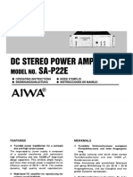 Aiwa-SA-P22-Owners-Manual