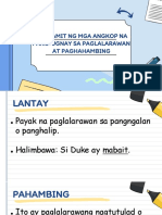 Paggamit NG Mga Angkop Na Pang-Ugnay Sa Paglalarawan at Paghahambing PDF