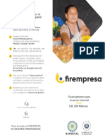 Firempresa brochure sector informal