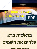 1.the Bible Is God's Letter For Me