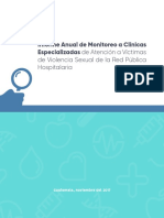 Informe Anual de Monitoreo A Clinicas de Atención A Victimas de Violencia Sexual