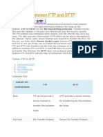 Difference Between FTP and SFTP