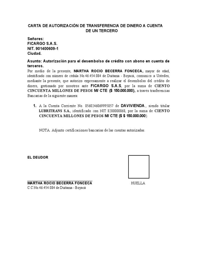 carta-de-autorizaci-n-de-transferencia-de-dinero-a-cuenta-de-un-tercero