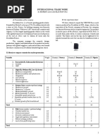 INTERNATIONAL TRADE ASSESSMENT - DECATHLON