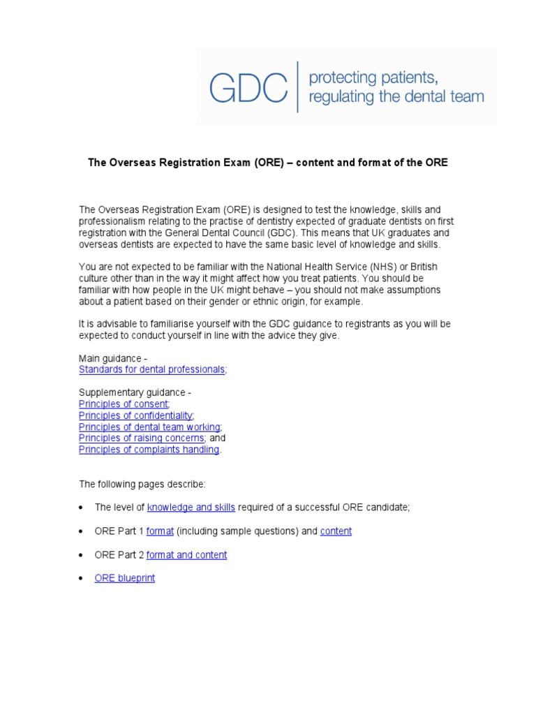 Dokumen Tips The Ore Exam PDF Dentistry Periodontology