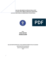 PAPER PENGEMBANGAN DAN IMPLEMENTASI METODE REGULATORY IMPACT ANALYSIS