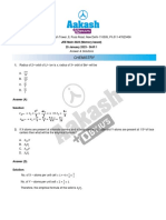 JEE Main 2023 Chem 25th Jan Shift 1 QP