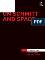 (Interventions (Routledge (Firm) ) ) Minca, Claudio - Rowan, Rory - Schmitt, Carl - On Schmitt and Space-Routledge (2016)