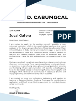 Jimar D. Cabungcal: Juval Galera