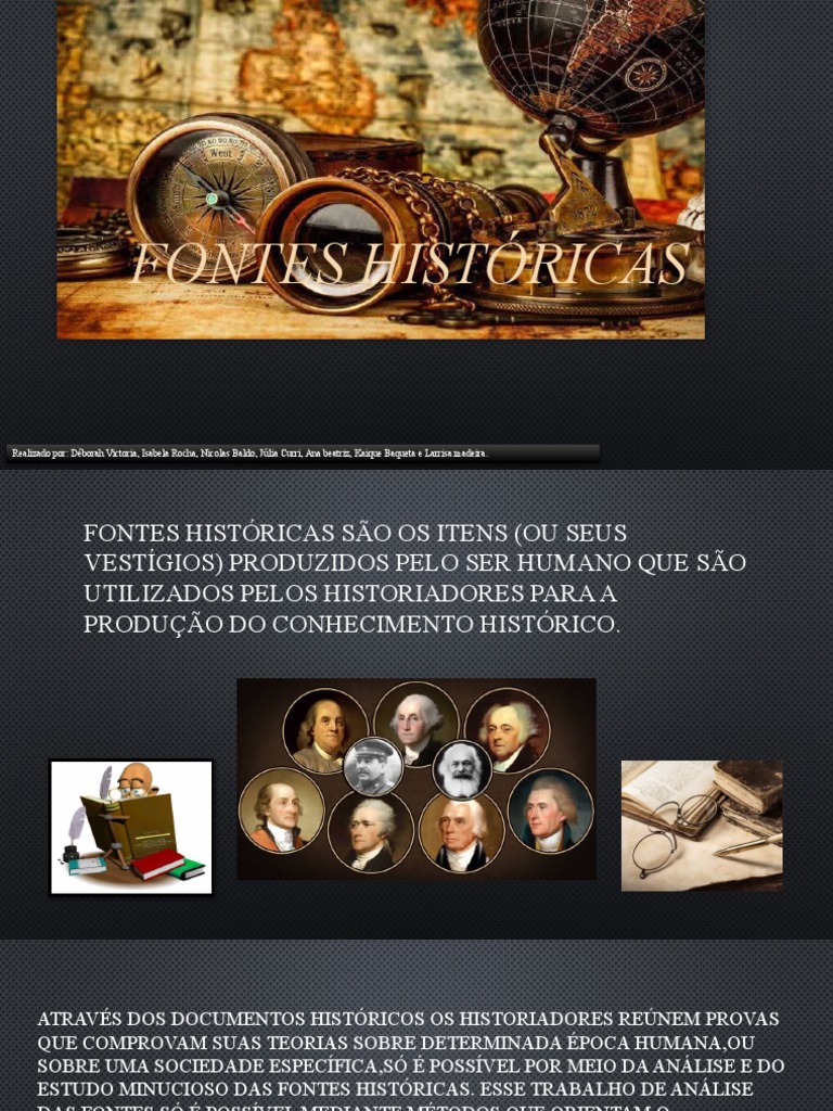 Tipos de Fontes Históricas e Suas Análises | PDF