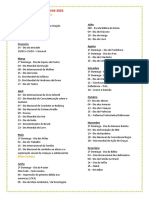 Datas Comemorativas 2023