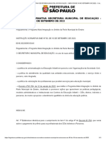 Instrução Normativa - Sme #30 de 16 de Setembro de 2022