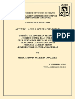 Artex de La Sub 1 Act de Aprendizaje PDF