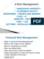 Financial Risk Management Lecture