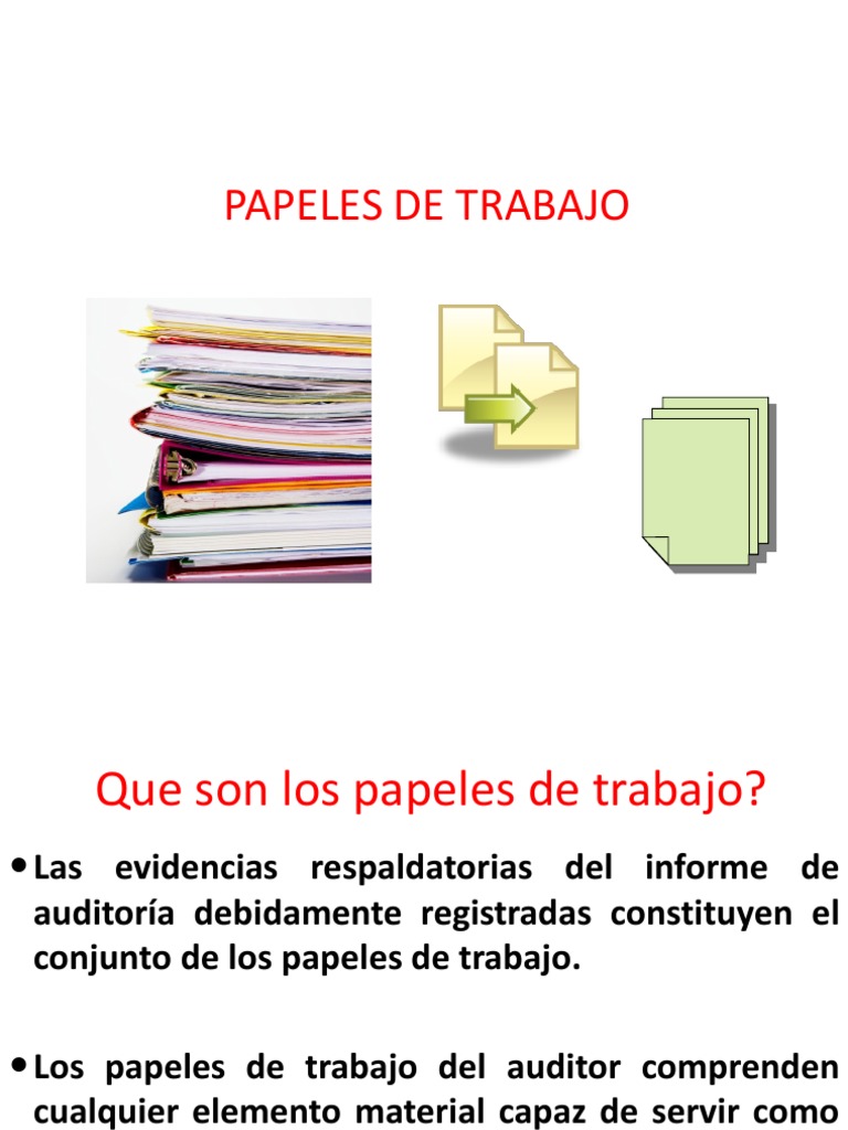 Papeles de Trabajo de Auditoria Interna | PDF